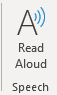 Microsoft Word Read Aloud Speech